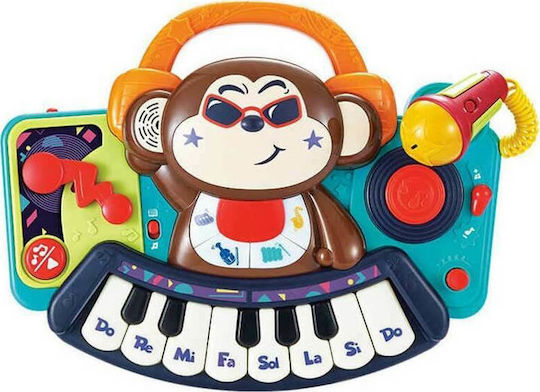Hola Toys Μουσικό Όργανο Πιθηκάκι με Ήχους για 18+ Μηνών