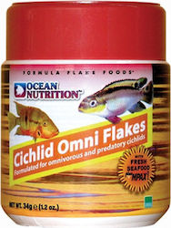 Ocean Nutrition Cichlid Food Flakes with Spirulina 34gr