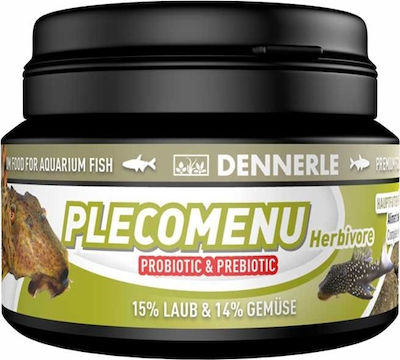 Dennerle Plecomenu Herbivore Bottom Fish Food Tablets 100ml