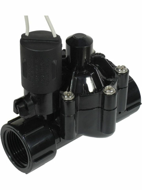 Weathermatic Elektrische Rasensprenger-Ventil N-100 24V Elektrische Rasensprenger-Ventil für Bewässerung 24V mit Gewindegröße 1" Weiblich (M/W) N-100