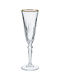 RCR Melodia Glass Champagne made of Crystal Gold Goblet 160ml 1pcs