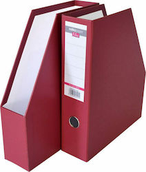 Salko Paper Plastic Magazine File Red 28x8x34cm