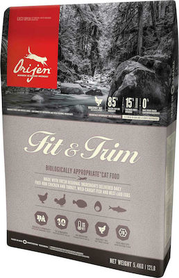 Orijen Fit & Trim Dry Food for Adult Cats with Chicken 5.4kg