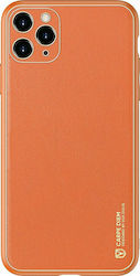 Dux Ducis Yolo Series Back Cover Δερματίνης Πορτοκαλί (iPhone 12 Pro)