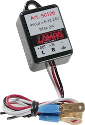 Lampa Flasher Led Ηλεκτρονική Φλασιέρα 6-12- 24V Max 2A