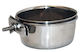 Happypet Edelstahl Schalen Futter & Wasser für Hund & Katze auf Basis von 900ml 15cm in Silber Farbe
