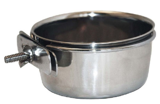 Happypet Edelstahl Schalen Futter & Wasser für Hund & Katze auf Basis von 900ml 15cm in Silber Farbe