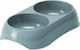 Pet Camelot Gusto Plastic Bowl Food & Water for Dog & Cat with Base 2x 400ml (Various Colors)
