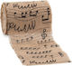 Parisis Fabric for Wedding Favors Brown Roll of Burlap Notes 15cm x 10m. 1pcs