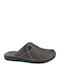 Parex Men's Leather Slippers Brown