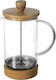 PanOikos Bamboo Manual Filter Coffee Maker Stainless Steel Brown 600ml