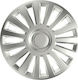 AMiO Τάσι Αυτοκινήτου Hubcap Luxury 1τμχ 13" Ασημί /AM