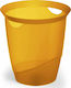 Durable Office Plastic Waste Bin 16lt Orange