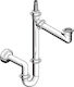 Pyramis Plastic Siphon Sink White