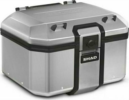 Shad Terra TR48 Aluminium Edition Μπαγκαζιέρα Μοτοσυκλέτας Αλουμινίου 48lt Ασημί