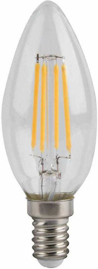Redled LED Glühbirne 6W 98mm für E14 Fassung Warmes Weiß 600lm