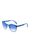 Italia Independent Unisex Sunglasses with Blue Metal Frame and Blue Gradient Lens 0023.023.000