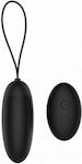 Dream Toys Remote Controlled Dusky Pleaser Egg Vibrator Vibrator Egg with Remote Control 3.4cm Black