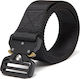 Talos quick release belt with metal buckle black 130 cm