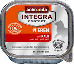 Animonda Integra Protect Nieren Wet Food for Adult Cats In Tray with Calf 1pc 100gr