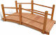 vidaXL Διακοσμητική Γέφυρα Κήπου Ξύλινη 140x60x56cm 140x60x56εκ. 41300