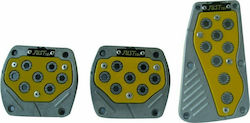 Carman Car Pedal Set Universal Yellow 3pcs