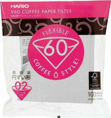 Hario Coffee Paper Filter 100pcs