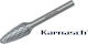Karnasch Fräser Graben Karbid 10mm Cutter Bit Hartmetall für Metall 10mm x 20mm