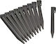 Garden Fencing Material Grey 10pcs