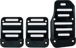 Autoline JM-857BS Car Pedal Set Universal Black 3pcs