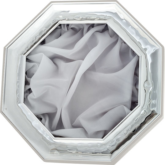 Prince Silvero Hochzeitskronen-Etui Polygonal Silver/White 30x30εκ. Prince Silvero Hochzeitskronen-Etui Polygonal Silver/White 30x30εκ.