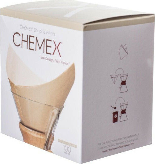Chemex FSU-100 100 Φίλτρα Καφέ Χάρτινα