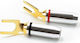 Dynavox Βύσμα Spade male 2τμχ Χρυσό (207708)