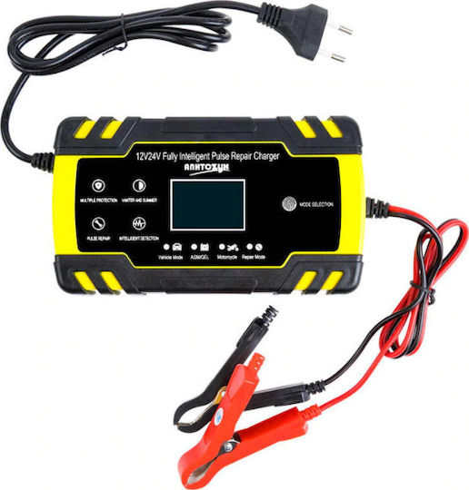 Car Battery Charger 12/24V 12V 8A - 24V 4A