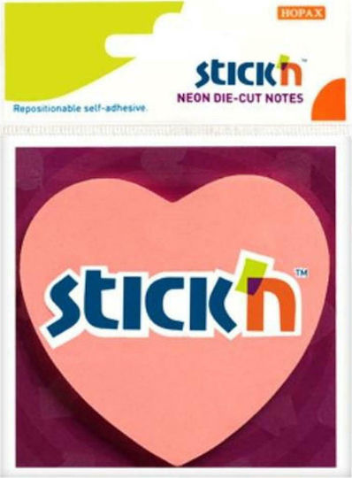 Stick'N Sticky Note Pads 50 Sheets Pink 7.6x7.6pcs