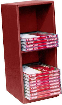 Next Suport CD de masă 30 CD Bordeaux 33x15x12cm