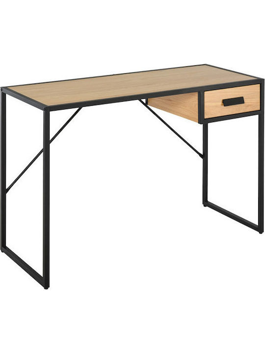 Desk Black / Natural 110x45x76cm