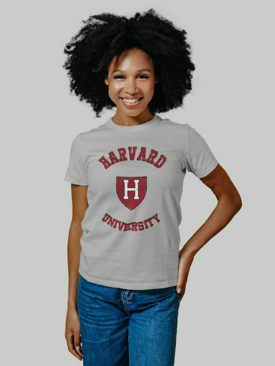 Harvard W T-Shirt (Replica) - GREY MELANGE