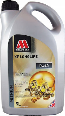 Millers Oils Λάδι Αυτοκινήτου XF Longlife 0W-40 5lt