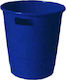 Ark Office Plastic Waste Bin 9lt Blue 25x25x27cm