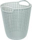 Curver Knit Office Plastic Waste Bin 7lt Beige 23.5x23.5x27.5cm
