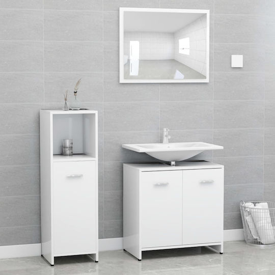 vidaXL Countertop without Sink L60xW33xH58cm White