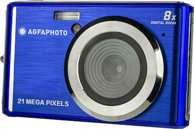 AgfaPhoto DC5200 Compact Φωτογραφική Μηχανή 21MP με Οθόνη 2.4" και Ανάλυση Video 1280 x 720 pixels Μπλε