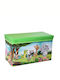 Next Children's Folding Stool with Storage Space made of Fabric Zoo Green 60x35x35cm 1pcs