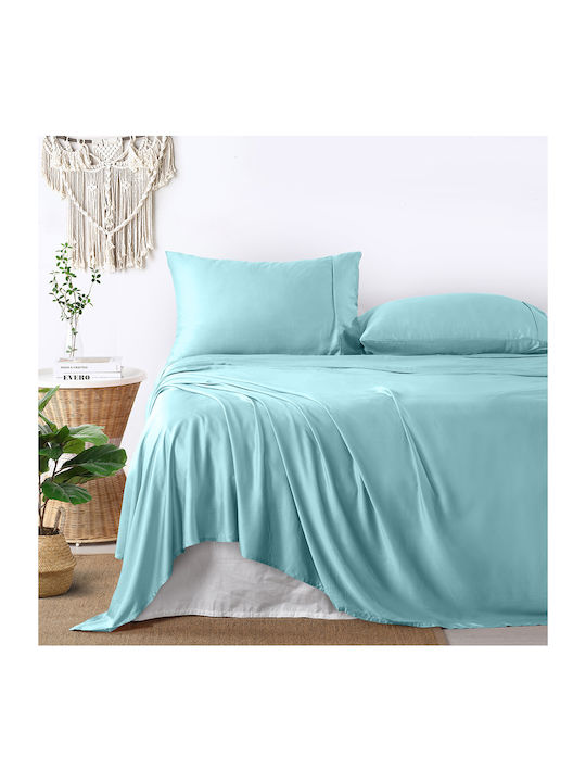 Lino Home Classical Σεντόνι King Size με Λάστιχ...