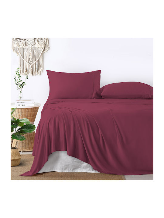Lino Home Cearceaf Semi Dublu cu Elastic 120x20...
