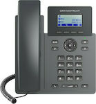 Grandstream GRP2601P Verkabelt IP-Telefon mit 2 Linien in Schwarz