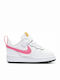 Borough Low 2 Kids Sports Shoes with Hoop & Loop Closure White