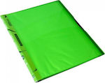 Typotrust Clipboard Flexible with 20 plastic sleeves Slides for Paper A4 Green 1pcs