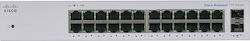 Cisco CBS110-24T Unverwaltet L2 Switch mit 24 Ports Gigabit (1Gbps) Ethernet und 2 SFP Ports